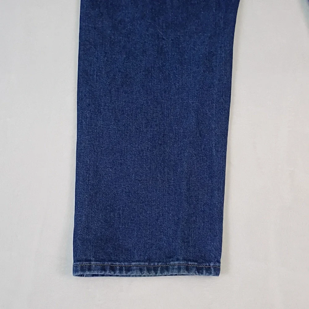 Wrangler Regular Fit Jeans Mens 40x30 Dark Wash Straight Leg Denim 9TRGCMN